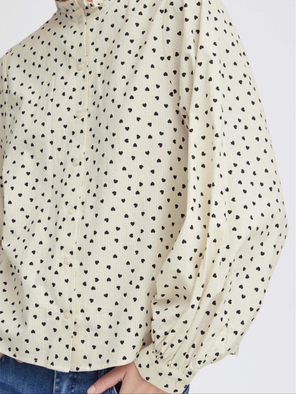 Ichi Copenhagen Blouse Birch Sz. M